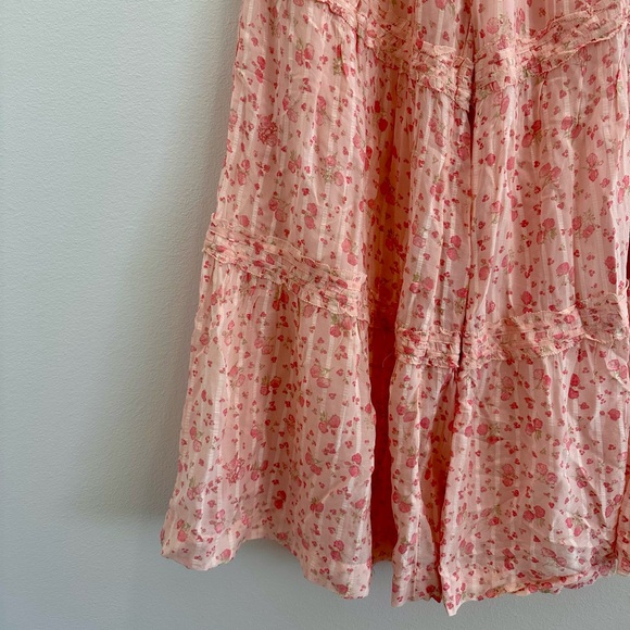 Free People Pink Floral Emmaline Pants - Picture 6 of 7